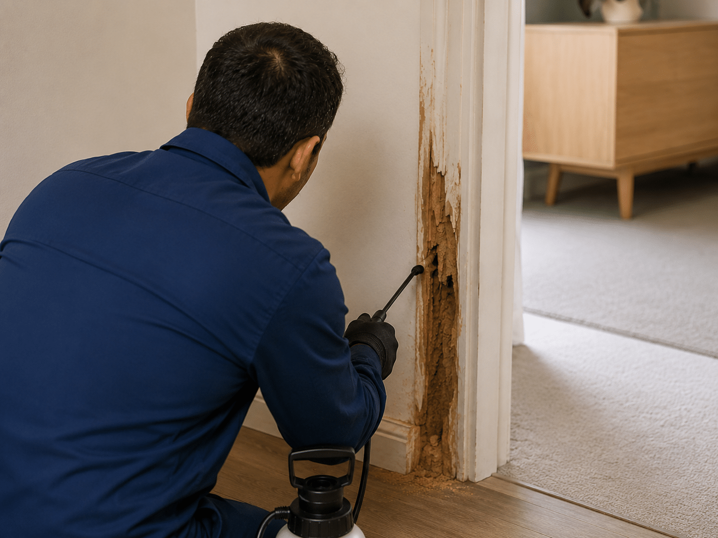 Termite inspection of a Sydney property subfloor