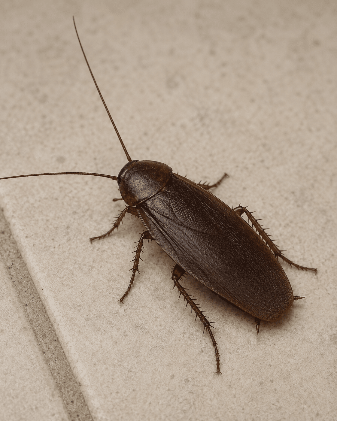 Smoky brown cockroach species