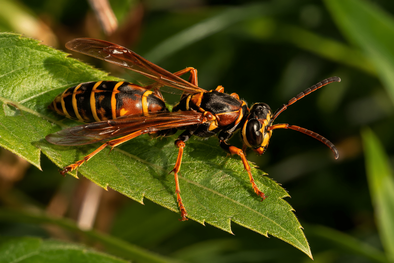 Paper Wasp identified by Apex Pest Control Sydney