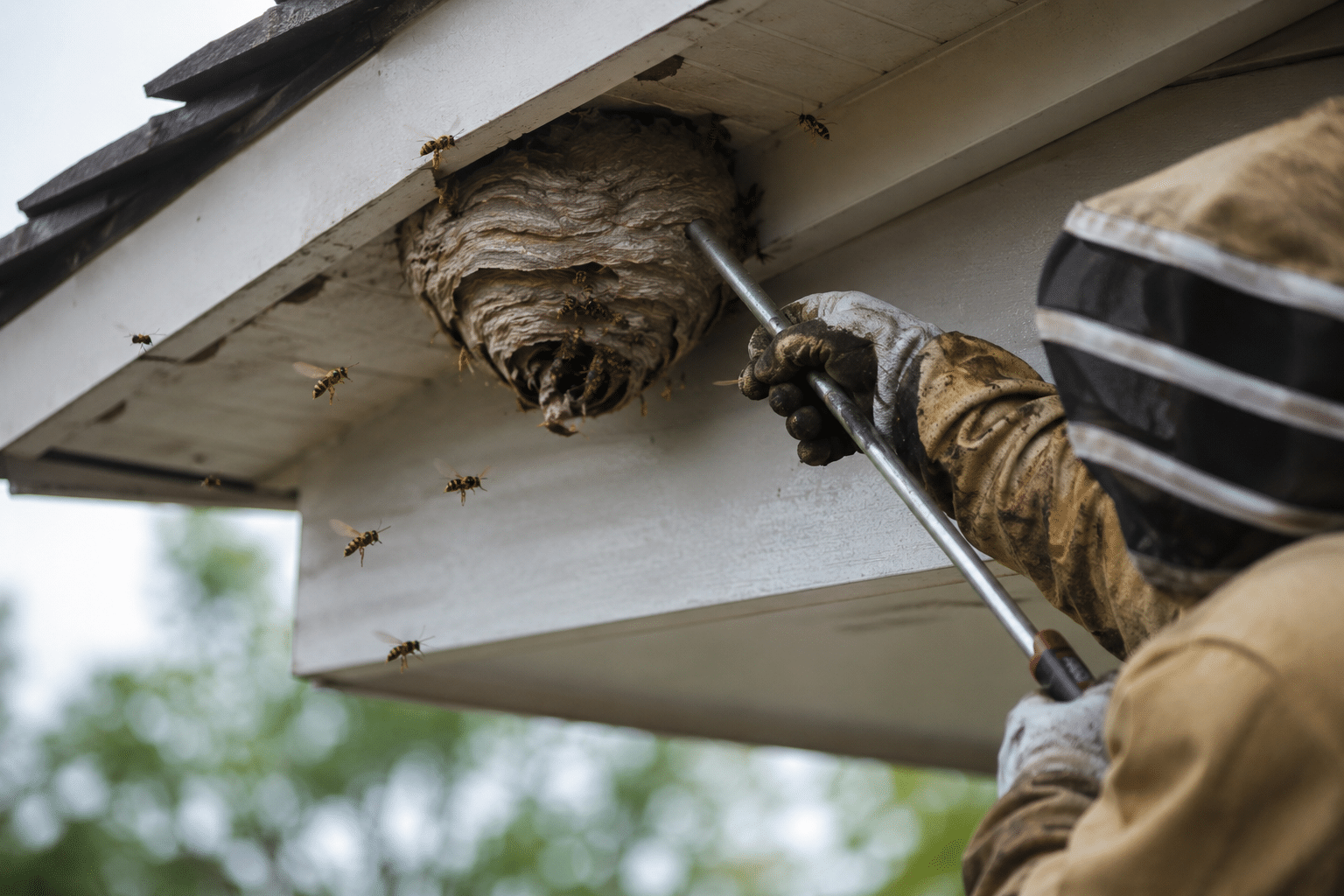 Same-day wasp nest removal in Sydney by Apex Pest Control