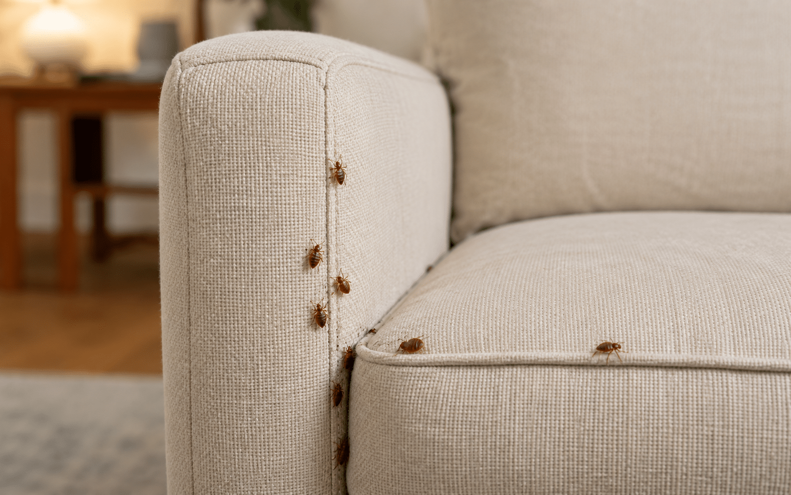 Bed bugs in couches and soft furniture